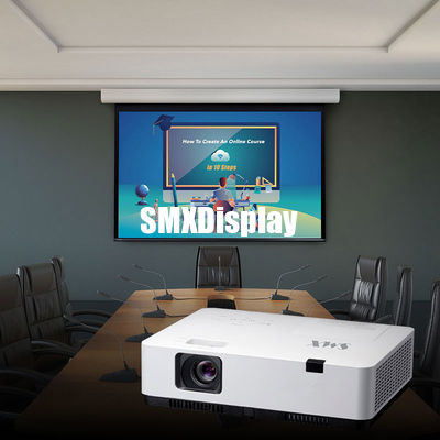 4300 Lumens 3LCD Projector Standard Throw Projector WXGA For Classroom Clear