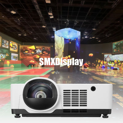 6000 Lumen Short-Throw Laser Projector Immersive Visual with Keystone and LAN Control