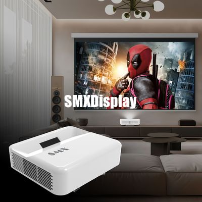 High Brightness 4500 Lumen Native WUXGA UST Projector For Home Theater