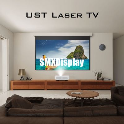 4000 Lumen Ust Laser Projector With WUXGA Resolution And Ultra Short Throw Design